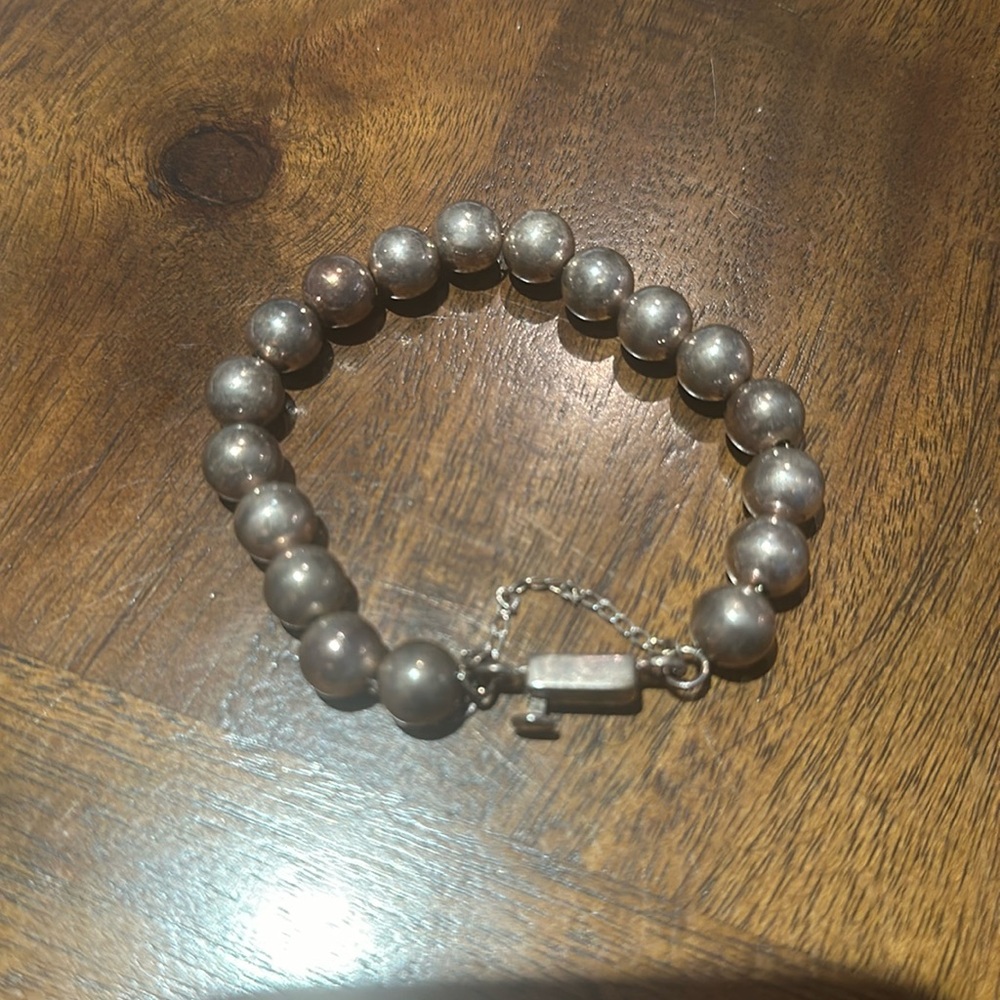 Silpada Silver Bead Bracelet